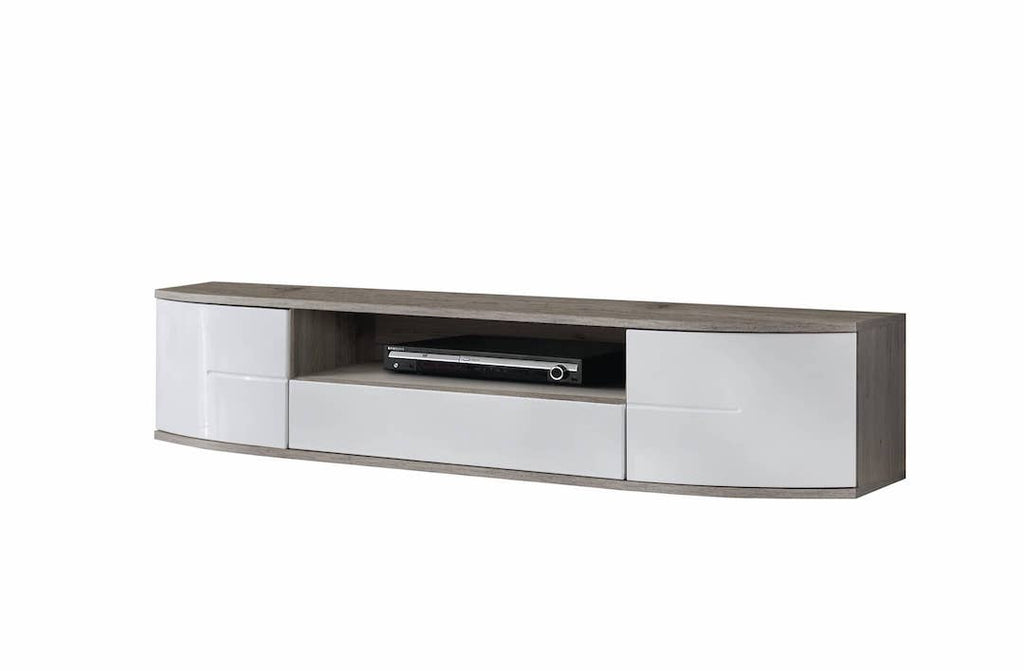 White gloss new arrivals tv unit 150cm