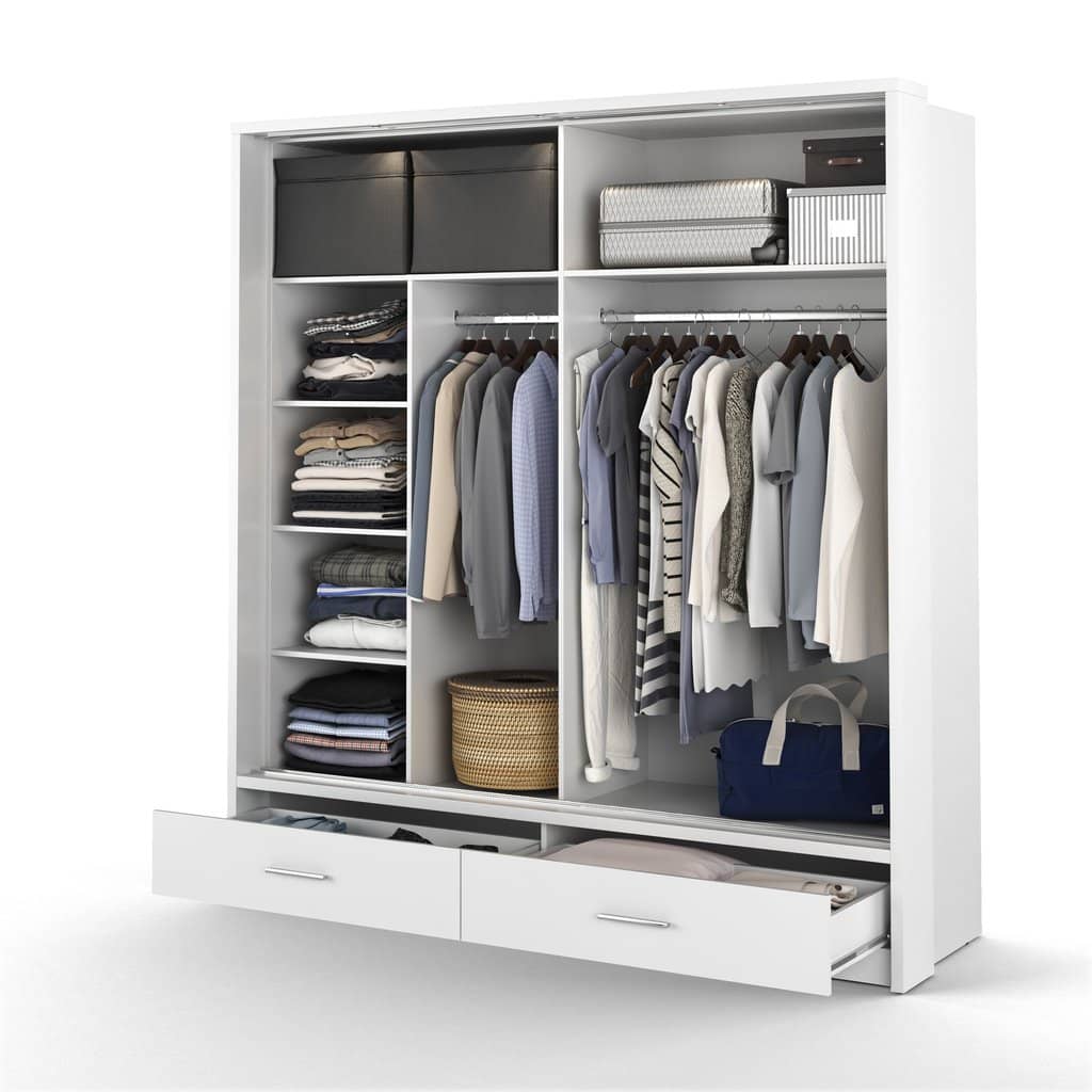 Sliding wardrobe on sale doors 200cm high