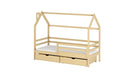Wooden Single Bed Lila Bed With Storage