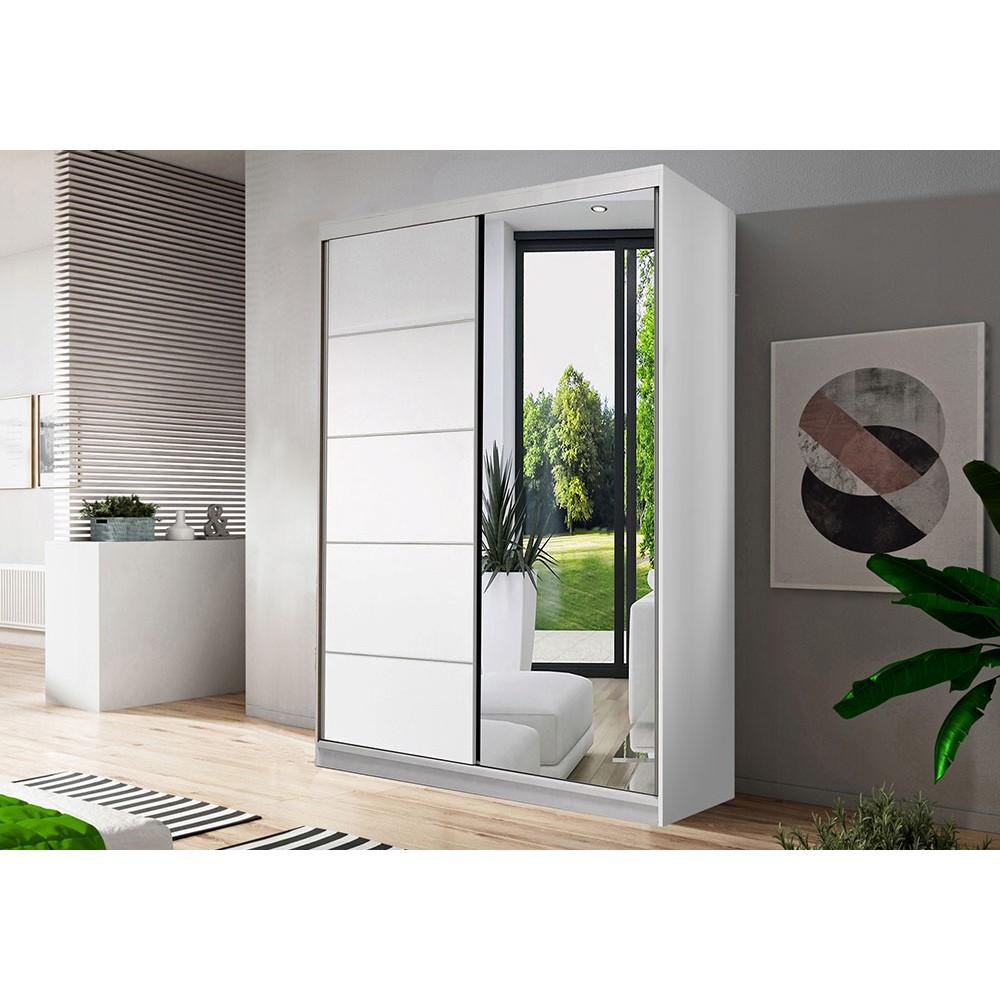 White store matt wardrobe
