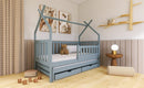 Wooden Single Bed Tytus With Trundle