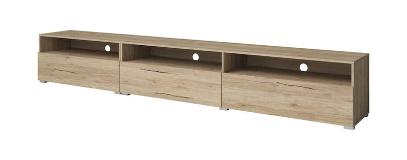Baros 40 TV Cabinet 270cm [Oak] - White Background 