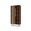 Amaro Tall Display Cabinet 94cm