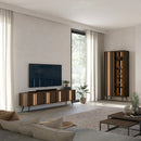 Amaro Tall Display Cabinet 94cm