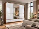 Amsterdam 3 Mirrored Sliding Door Wardrobe 250cm (AMSTERDAM-250)