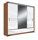 Amsterdam 3 Mirrored Sliding Door Wardrobe 250cm (AMSTERDAM-250)