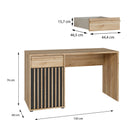 Arank 130cm Left-Hand Desk (AXKB221L)