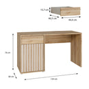 Arank 130cm Left-Hand Desk (AXKB221L)