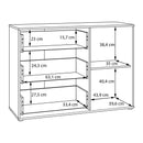 Arank 118cm Three-Drawer Sideboard (AXKK221R)