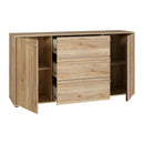 Arank 163cm Wide Sideboard with Three Drawers (AXKK231L)