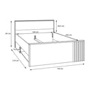 Arank 120cm Bed and Sprung Base Set (AXKL1121+NX120)