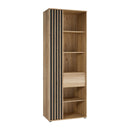 Arank 74cm Left-Hand Storage Bookcase (AXKR821L)