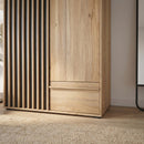 Arank 94cm Two-Door Wardrobe with Drawer (AXKS921L)