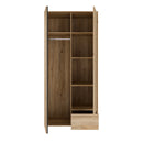 Arank 94cm Two-Door Wardrobe with Drawer (AXKS921L)