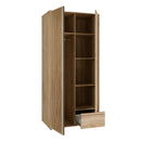 Arank 94cm Two-Door Wardrobe with Drawer (AXKS921L)
