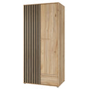 Arank 94cm Two-Door Wardrobe with Drawer (AXKS921L)