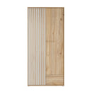 Arank 94cm Two-Door Wardrobe with Drawer (AXKS921L)