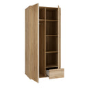 Arank 94cm Two-Door Wardrobe with Drawer (AXKS921L)