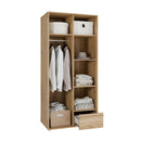 Arank 94cm Two-Door Wardrobe with Drawer (AXKS921L)