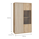 Arank 94cm Display Cabinet (AXKV621L)