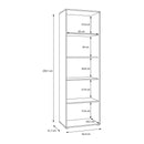 Arank 64cm Tall Display Cabinet (AXKV821L)