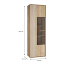 Arank 64cm Tall Display Cabinet (AXKV821L)