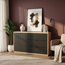 Auriquet 150cm Left-Hand Sideboard with Three Drawers (AUQK221L)