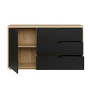 Auriquet 150cm Left-Hand Sideboard with Three Drawers (AUQK221L)