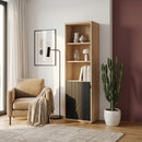 Auriquet 60cm Left-Hand Bookcase with Lower Cupboard (AUQR711L)