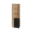 Auriquet 60cm Left-Hand Bookcase with Lower Cupboard (AUQR711L)