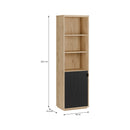 Auriquet 60cm Left-Hand Bookcase with Lower Cupboard (AUQR711L)