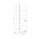 Auriquet 60cm Left-Hand Bookcase with Lower Cupboard (AUQR711L)