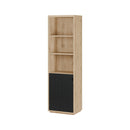 Auriquet 60cm Left-Hand Bookcase with Lower Cupboard (AUQR711L)