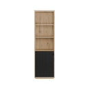 Auriquet 60cm Left-Hand Bookcase with Lower Cupboard (AUQR711L)