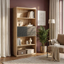 Auriquet 95cm Bookcase with Central Cupboard (AUQR721)