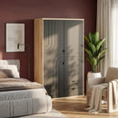 Auriquet 115cm Two-Door Wardrobe with Internal Drawers (AUQS821L)