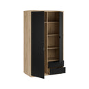 Auriquet 115cm Two-Door Wardrobe with Internal Drawers (AUQS821L)