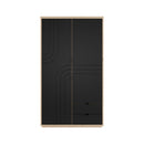 Auriquet 115cm Two-Door Wardrobe with Internal Drawers (AUQS821L)