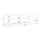 Auriquet 185cm Right-Hand TV Unit (AUQT131R)