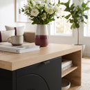 Auriquet 90cm Coffee Table with Cupboard Storage (CFTT5243)
