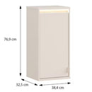 Avellin 39cm Single-Door Wall Cabinet (AVNH211B)