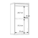 Avellin 39cm Single-Door Wall Cabinet (AVNH211B)