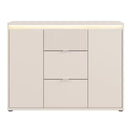 Avellin 118cm Sideboard with Three Drawers and LED (AVNK231B)