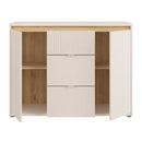 Avellin 118cm Sideboard with Three Drawers and LED (AVNK231B)
