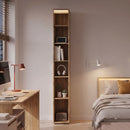 Avellin 25cm Narrow Bookcase with LED (AVNR811B)