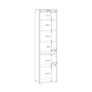 Avellin 54cm Bookcase with Lower Cupboard (AVNR812B)