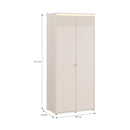 Avellin 94cm Two-Door Wardrobe with LED (AVNS921B)