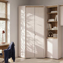 Avellin Corner Wardrobe with Two Doors and LED (AVNS922B)