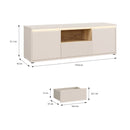 Avellin 148cm TV Unit with Drawer and LED (AVNT131B)