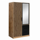 Bali Lux D2 Hinged Door Wardrobe with Mirror 100cm (BALI-LUX)